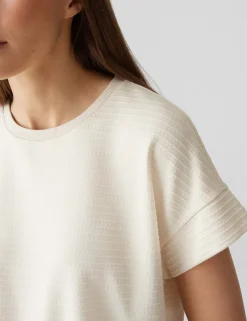 Opus t-shirts 10421013214100 Beige New