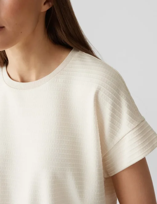 Opus t-shirts 10421013214100 Beige New