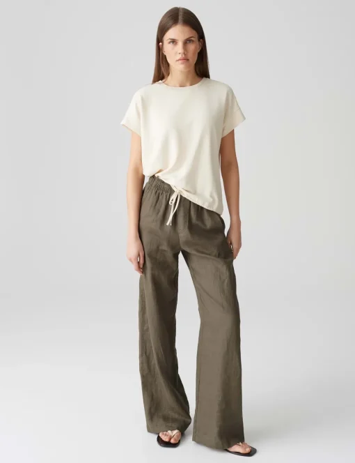 Opus t-shirts 10421013214100 Beige New