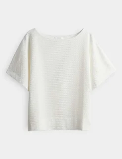 Opus t-shirts 10386613109100 Offwhite Hot