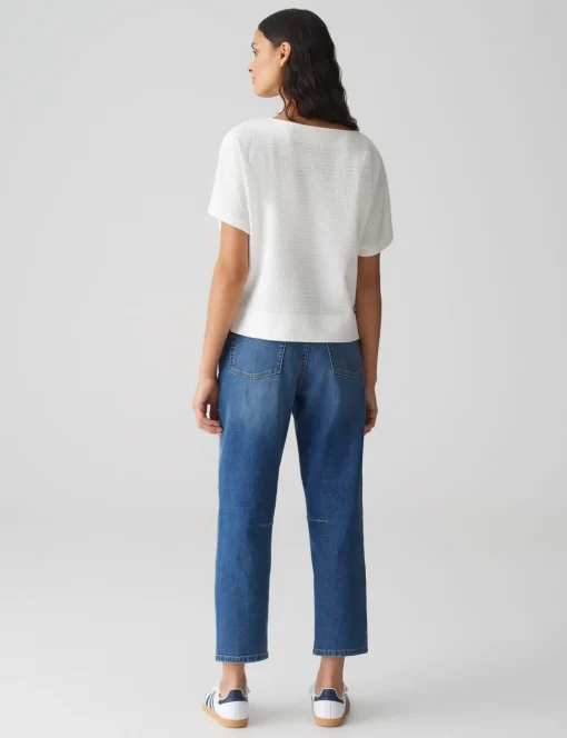 Opus t-shirts 10386613109100 Offwhite Hot