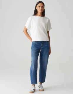 Opus t-shirts 10386613109100 Offwhite Hot