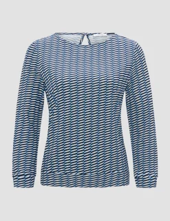 Opus t-shirts 10373412903323 Blauw Discount