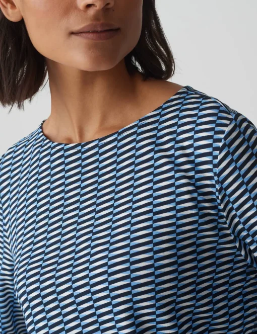 Opus t-shirts 10373412903323 Blauw Discount