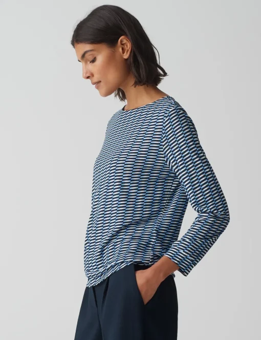 Opus t-shirts 10373412903323 Blauw Discount