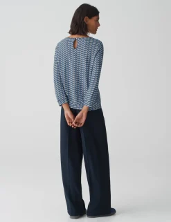 Opus t-shirts 10373412903323 Blauw Discount