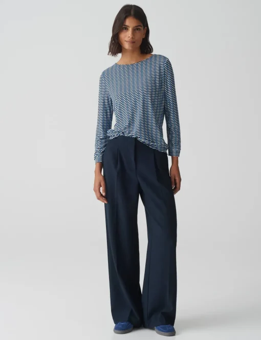 Opus t-shirts 10373412903323 Blauw Discount