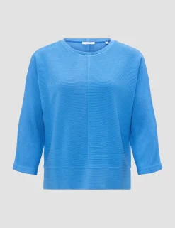 Opus t-shirts 10373611140100 Blauw Outlet