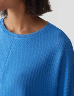 Opus t-shirts 10373611140100 Blauw Outlet