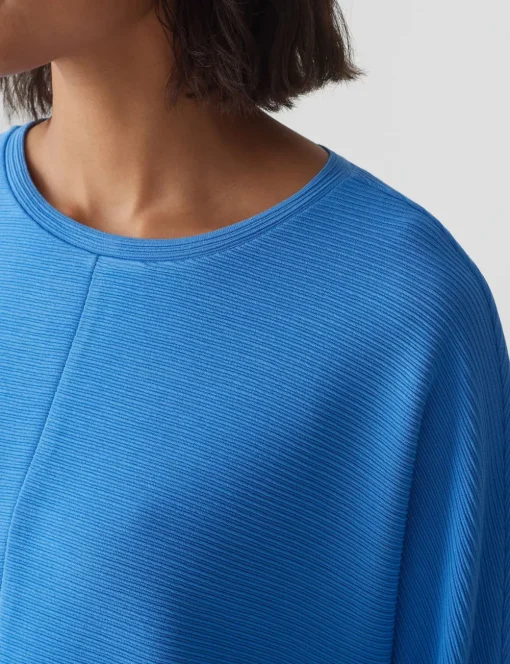 Opus t-shirts 10373611140100 Blauw Outlet