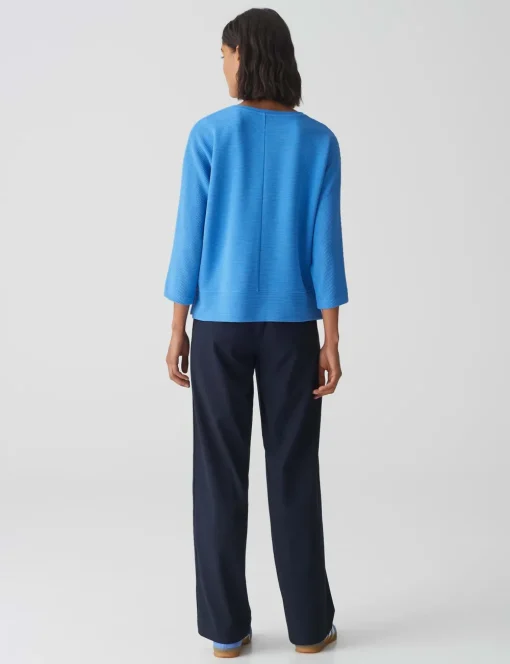 Opus t-shirts 10373611140100 Blauw Outlet
