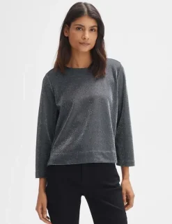 Opus t-shirts 10238010988228 Zwart Clearance