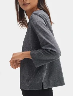 Opus t-shirts 10238010988228 Zwart Clearance