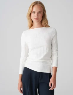 Opus t-shirts 10144311105100 Offwhite Sale