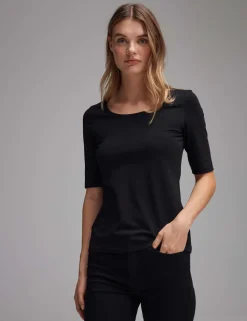 Opus t-shirts Sanika Zwart Clearance