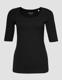 Opus t-shirts Sanika Zwart Clearance