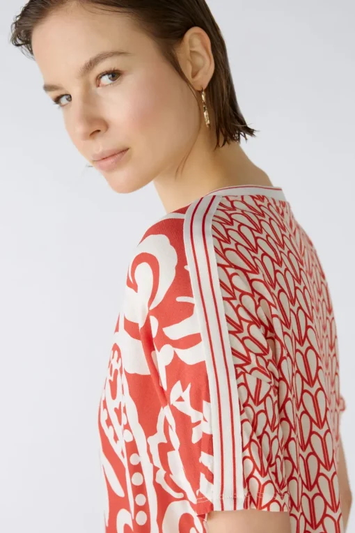 Oui blouse 0086788 Rood Fashion