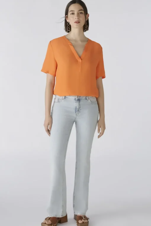 Oui blouse 0087502 Geel Online