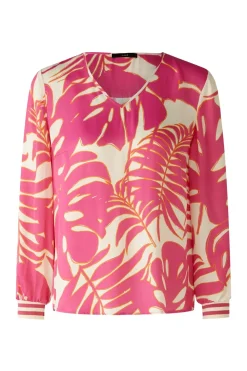 Oui blouse 0087616 Roze Online