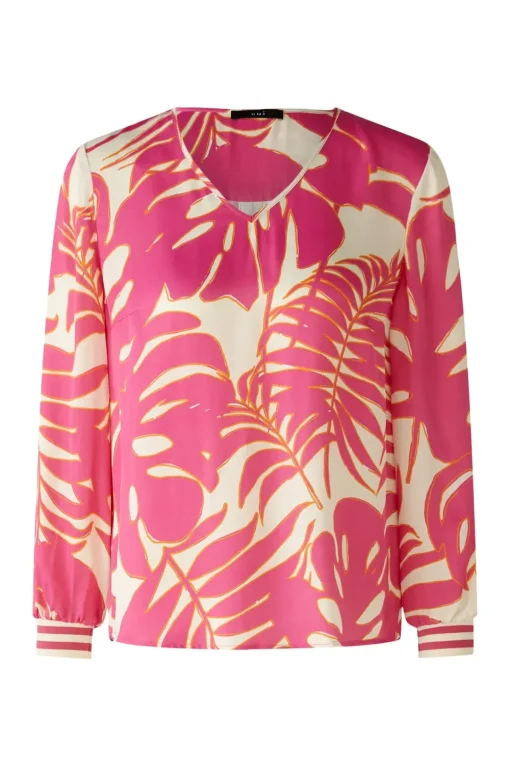 Oui blouse 0087616 Roze Online