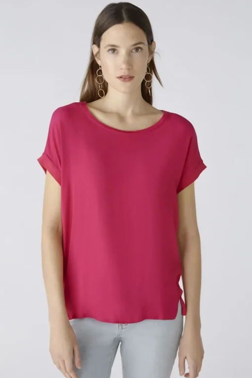 Oui blouse 0088335 Roze Sale