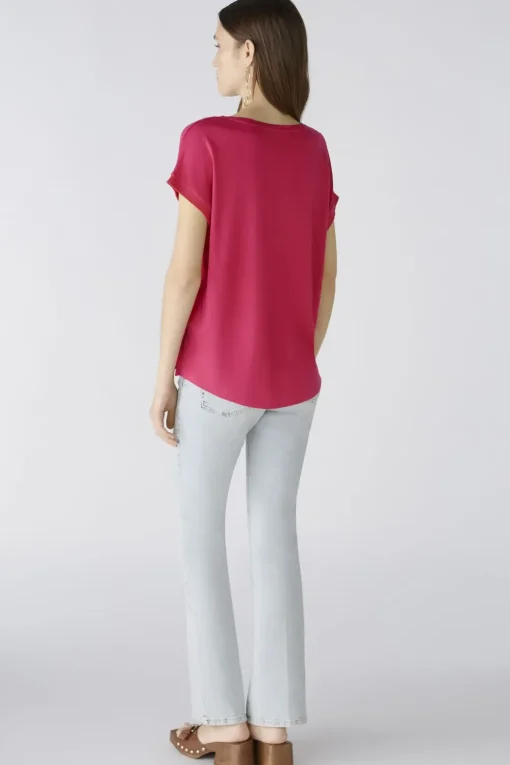 Oui blouse 0088335 Roze Sale