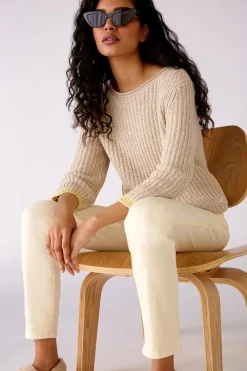Oui broek 51644 Licht Geel Discount