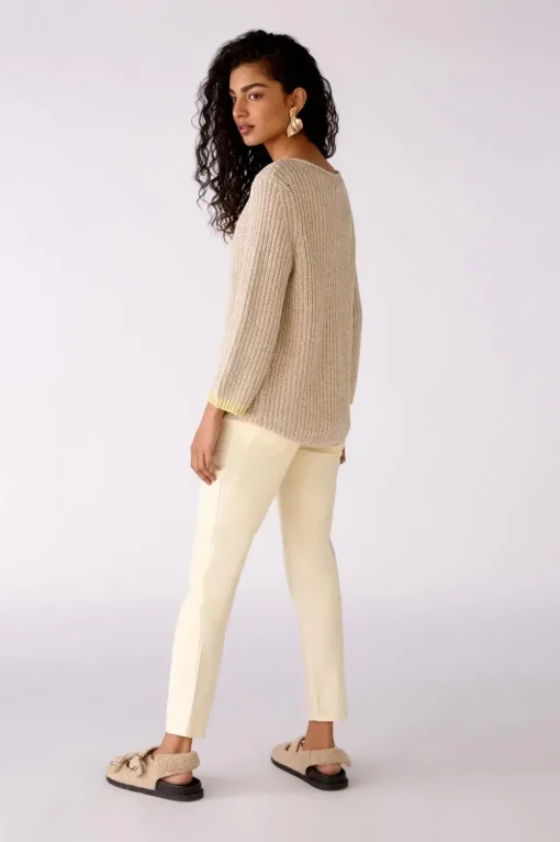Oui broek 51644 Licht Geel Discount