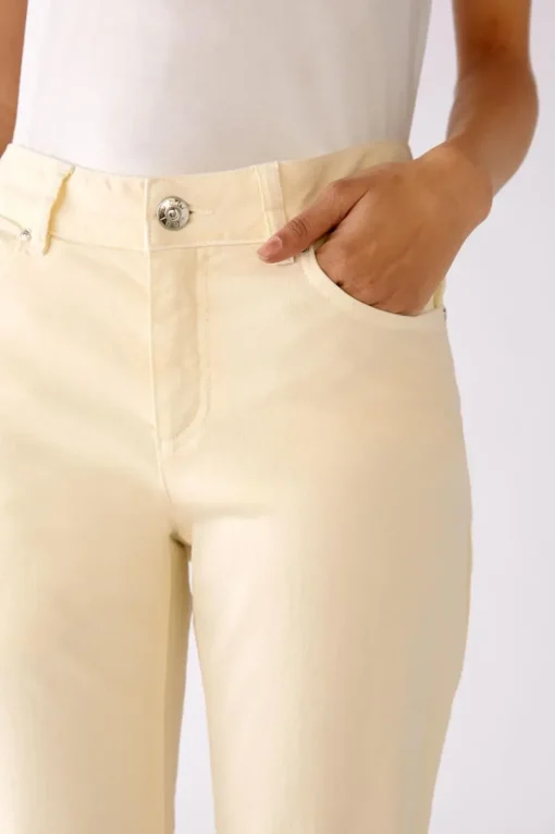 Oui broek 51644 Licht Geel Discount
