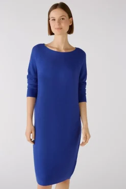Oui jurk 0079013 Blauw Outlet