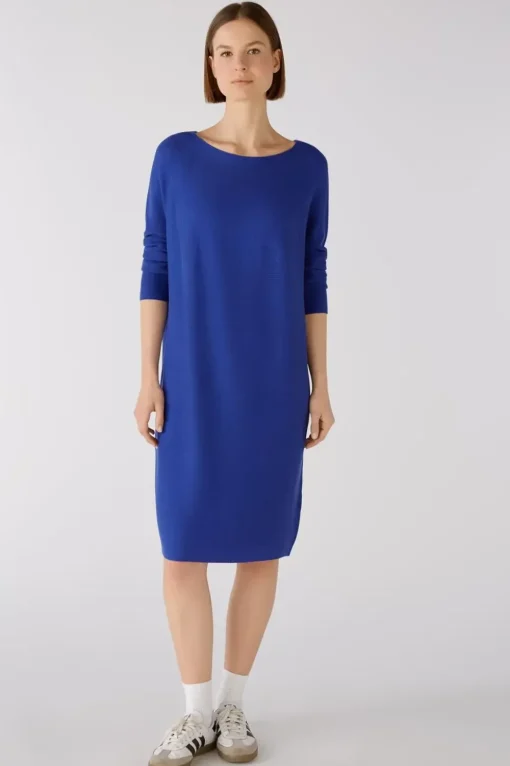 Oui jurk 0079013 Blauw Outlet