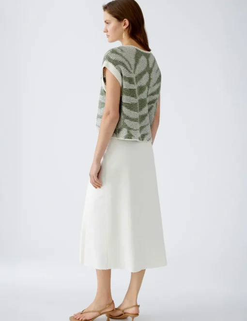 Oui trui 0092966 Olijf groen Fashion