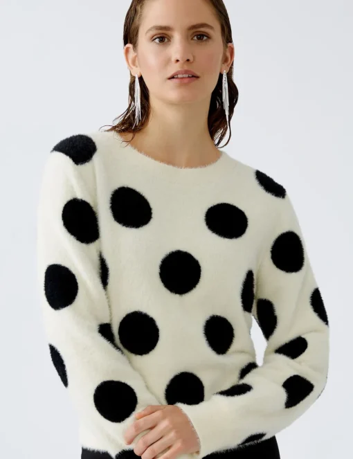Oui trui 0090178 Offwhite Hot