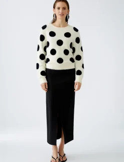 Oui trui 0090178 Offwhite Hot