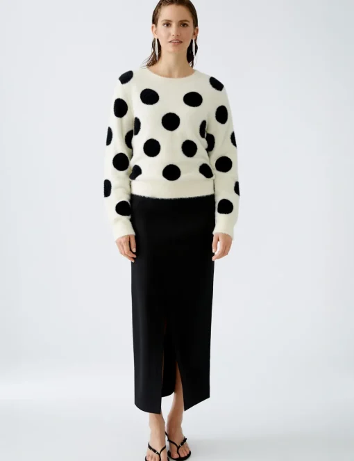 Oui trui 0090178 Offwhite Hot