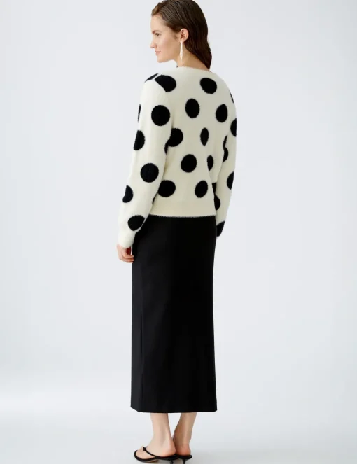 Oui trui 0090178 Offwhite Hot