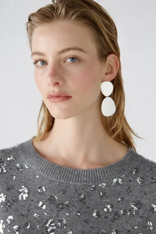 Oui trui 0089197 Zilver Clearance