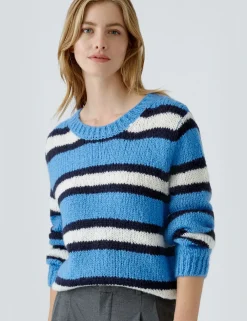 Oui trui 0089937 Wit/Blauw Best