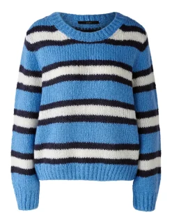 Oui trui 0089937 Wit/Blauw Best