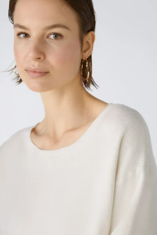 Oui trui 0086645 Offwhite Outlet