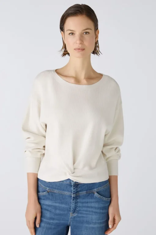 Oui trui 0086645 Offwhite Outlet