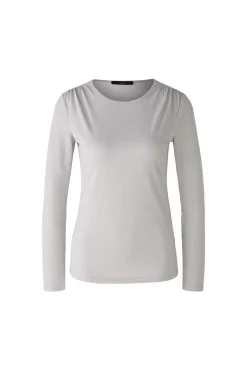 Oui t-shirts 0086191 Zilver Sale