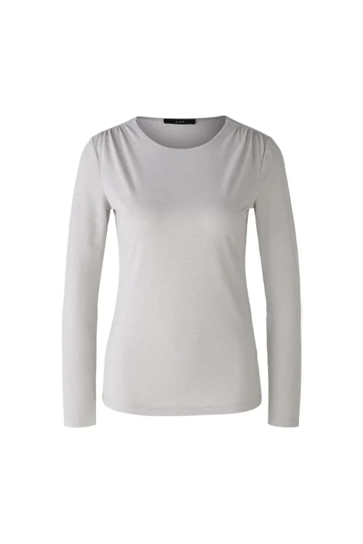 Oui t-shirts 0086191 Zilver Sale