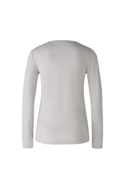 Oui t-shirts 0086191 Zilver Sale