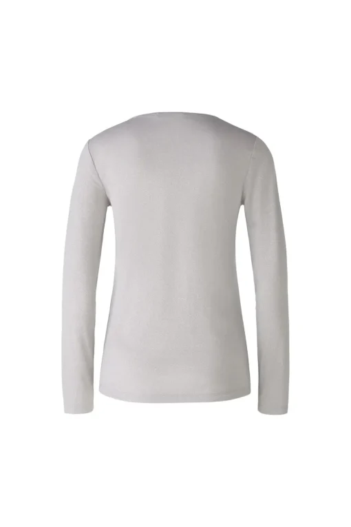 Oui t-shirts 0086191 Zilver Sale