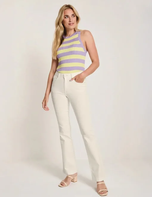 Para Mi jeans SS251.005070 Beige Fashion