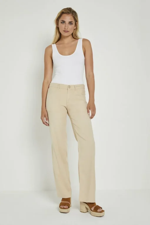 Para Mi pantalons SS241.227281 Beige Discount