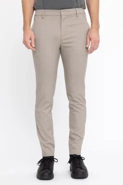 Plain business pantalon 30770 Khaky beige Outlet