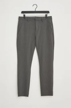 Plain business pantalon 30121 Grijs Melange Clearance