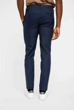 Plain business pantalon 30878 Blauw Clearance